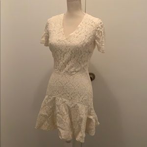 Luxe designer lace mini dress! Nonoo